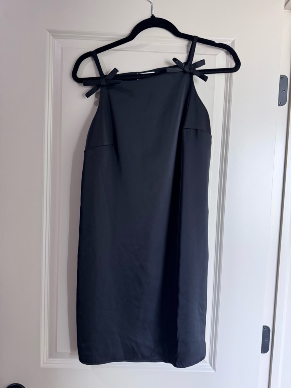 kate spade Black Mini Slip Dress with Bow Straps - Target line